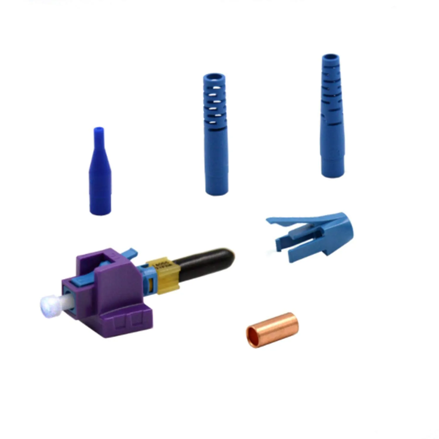 Unicam 95 200 99 LC OS2 Singlemode High Performance Pretium Fiber Optic Connector. Box of 25