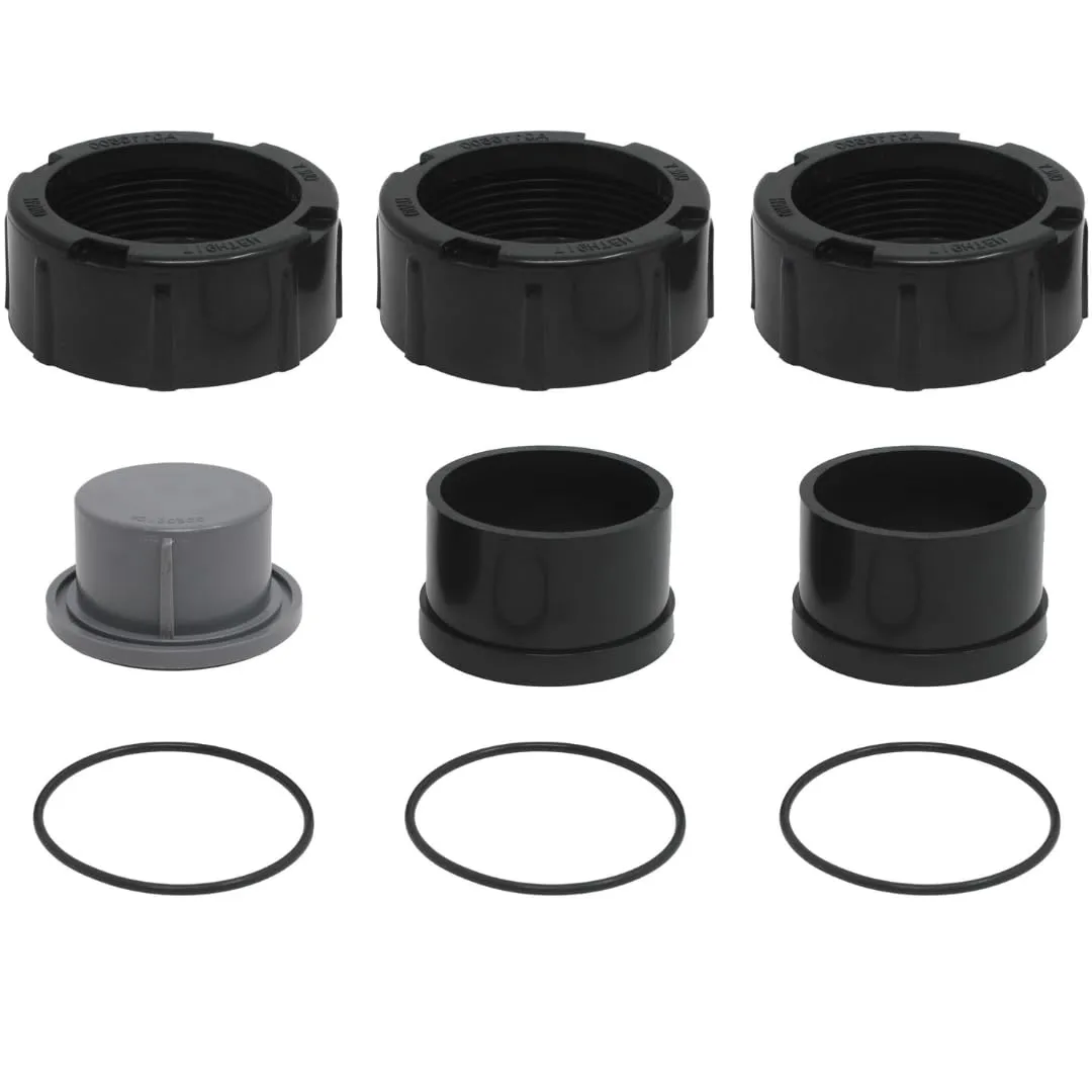 Union Kit Compatible with Jandy Zodiac R0452100 for Jandy AquaPure and Purelink 3-Port Cells and Zodiac Nature2 Fusion Systems
