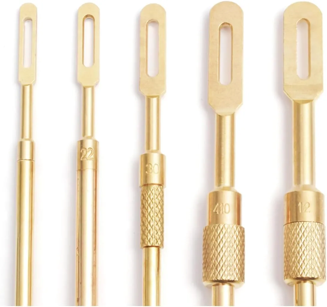 Universal Cleaning Kit for All Guns - Brushes for Pistol, Handgun, Shotgun, Rifle - Elite Brass Rods and Accessories for Men