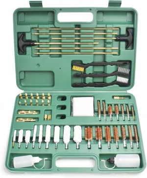 Universal Cleaning Kit for All Guns - Brushes for Pistol, Handgun, Shotgun, Rifle - Elite Brass Rods and Accessories for Men