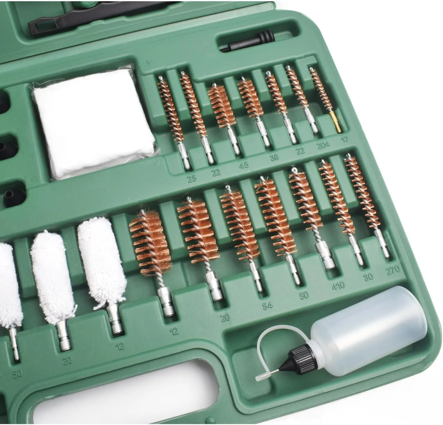 Universal Cleaning Kit for All Guns - Brushes for Pistol, Handgun, Shotgun, Rifle - Elite Brass Rods and Accessories for Men