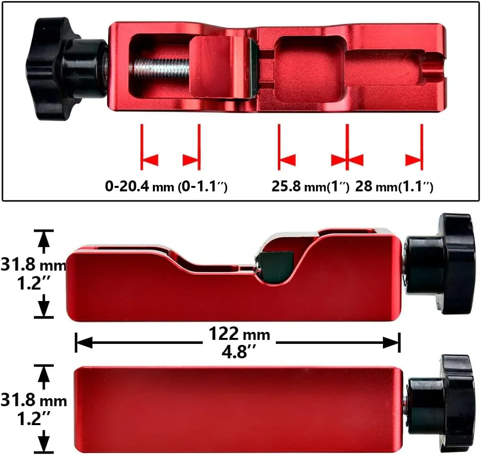 Universal Spark Plug Gap Tool Compatible with Most 10mm 12mm 14mm 16mm Spark Plugs Red - 1 Set with Feeler Gauge