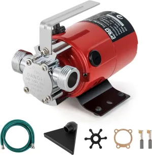 Utility Pump, Prostormer 1/10HP 120V Mini Portable Electric Water Transfer Pump 330GPH Plumbing Equipment with Water Hose Kit Great for Yard, Garden, Pool Draining