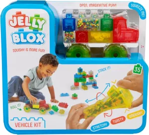 Vehicle Kit | Squishy is More Fun! | Unique Squishy Building System | for Ouch-Free, Open, Imaginative Play | for Boys and Girls Ages 2 