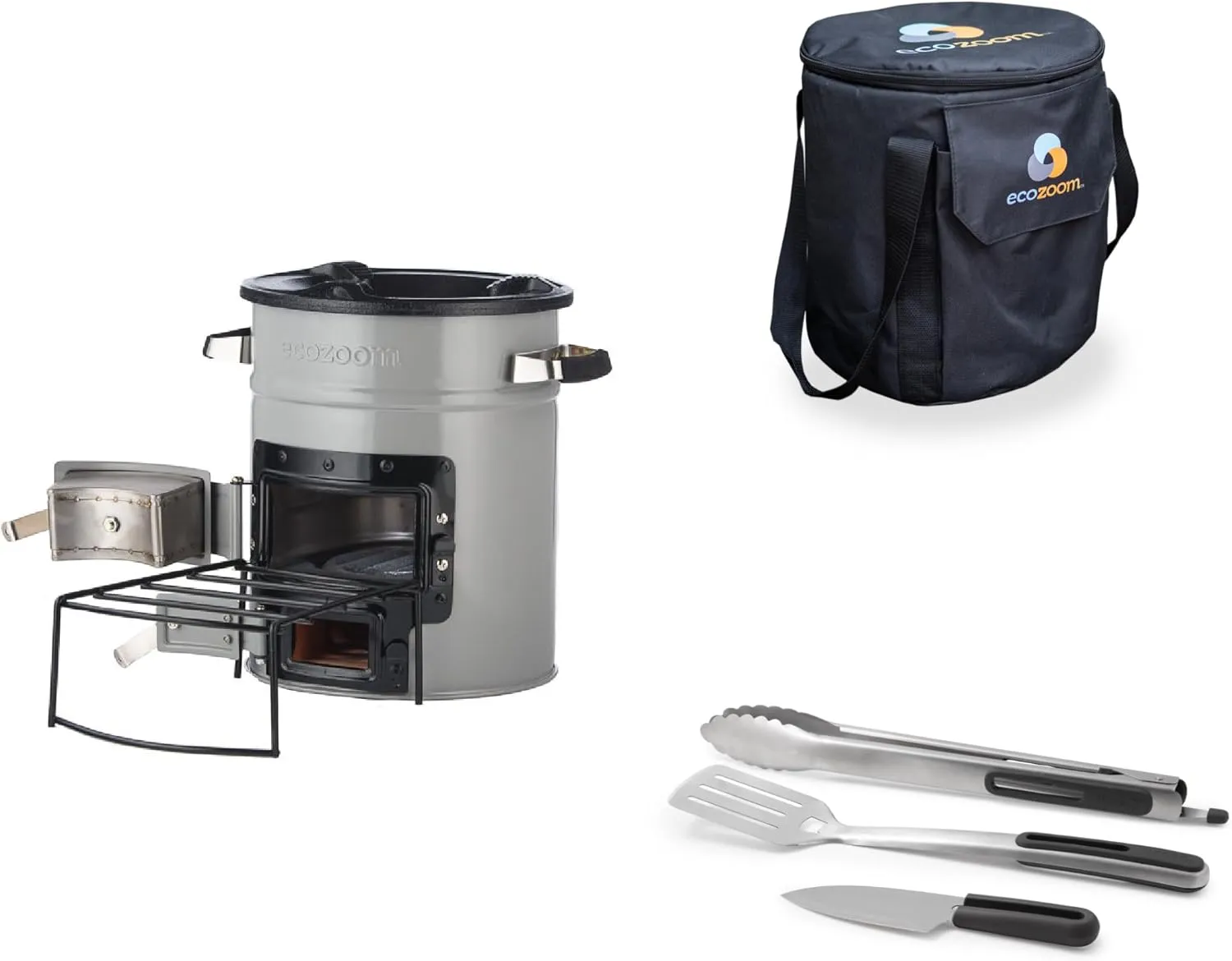 Versa Rocket Stove, Carry Bag, and Prep & Grill Tool Kit
