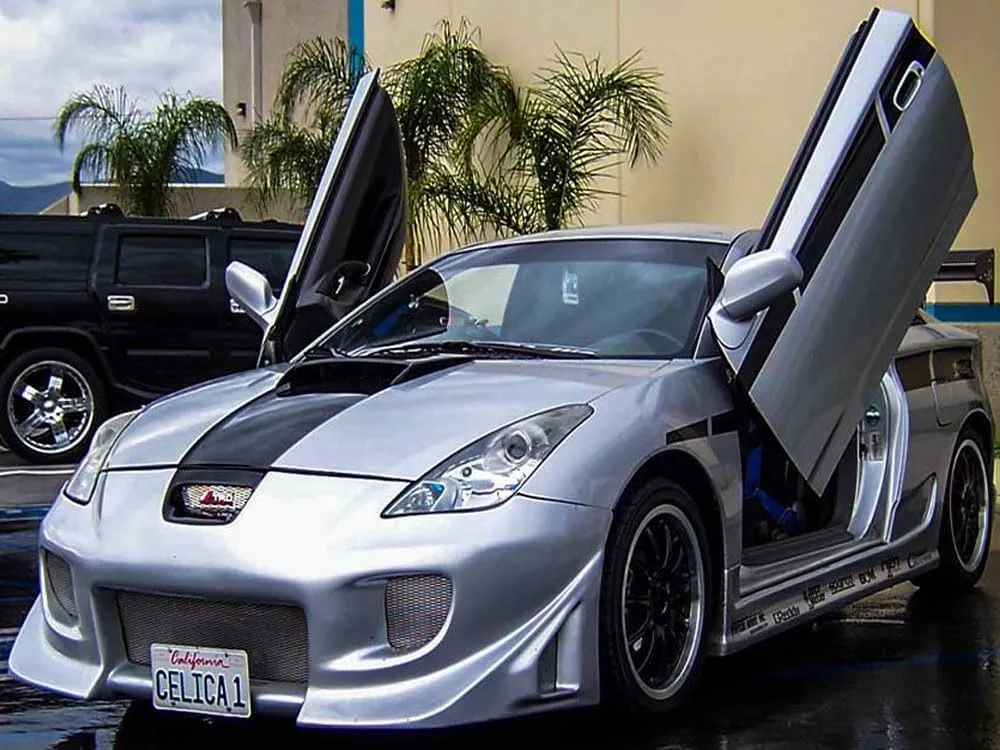 Vertical Doors VDCTOYCEL0005 Lambo Vertical Door Kit Compatible with 2000-2006 Toyota Celica, Black
