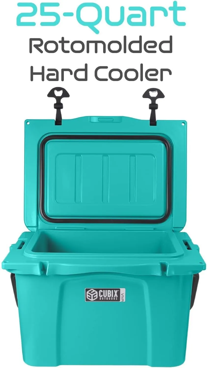 Viva Portable Rotomolded Hard Cooler, Heavy Duty Cooler Ice Chest, Insulated Cooler, Cold Retention for Travel, Beach, Camping, Fishing