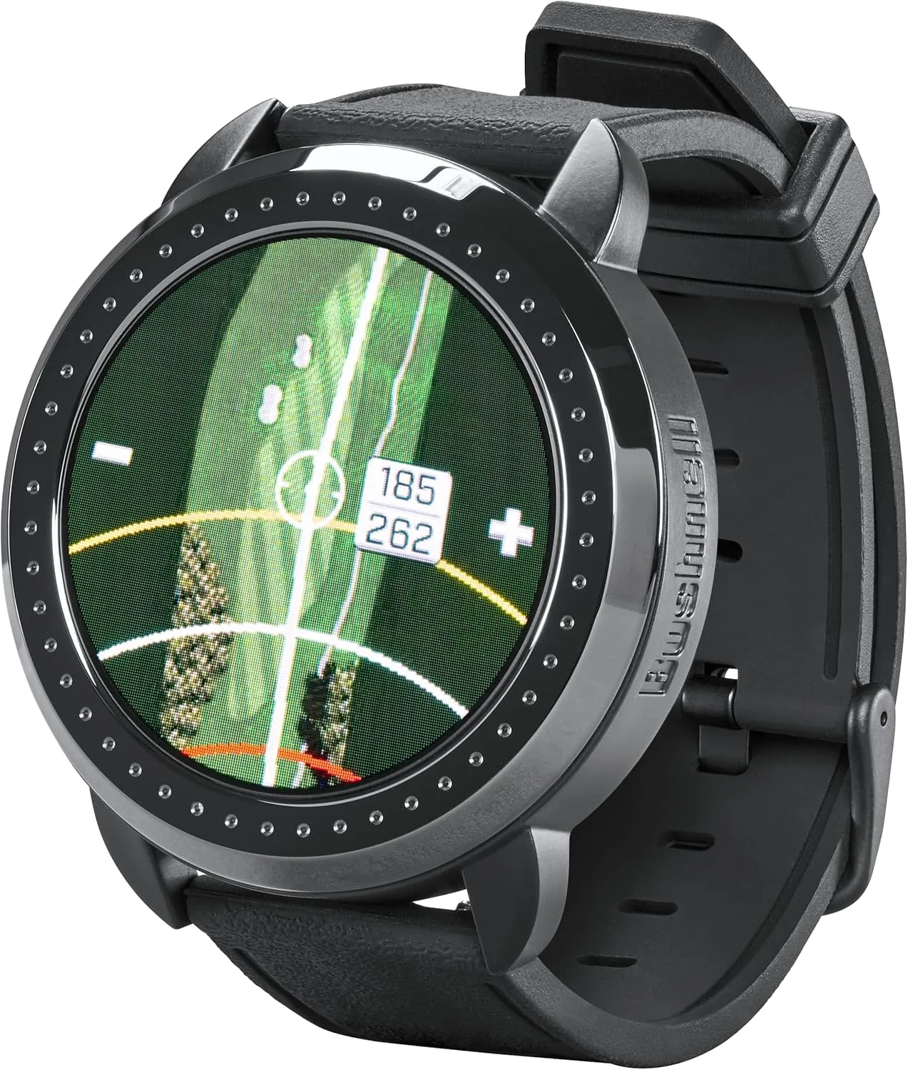 Wearable4U - Bushnell iON Elite Black Golf GPS Watch with Lens Cleaning Cloth Bundle