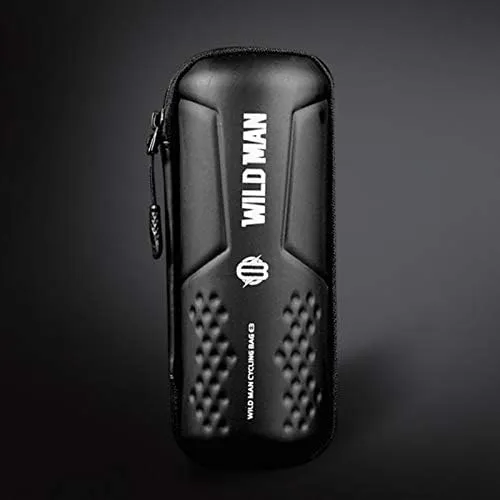 WILD MAN Waterproof Hard Shell Bike Bag for Mountain Road Bicycle Repair Tool Kits and Bicycle Accessories (Do not Contain Tool Kits)