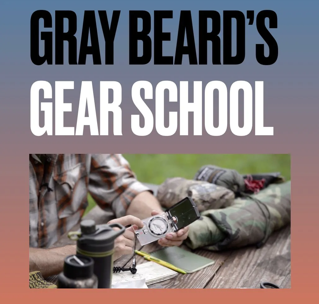 Wilderness Survival Kit List PDF: Gear School by Gray Bearded Green Beret