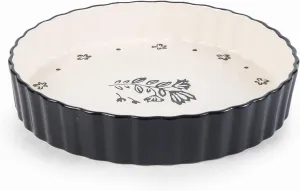 Wisenvoy Pie Pan Tart Pan Quiche Ceramic Pie Dish Pie Plate Tart Pans 9 inch Deep Dish Pie Pan Quiche Pan