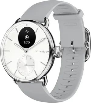 Withings ScanWatch 2 - Hybrid Smart Watch, Heart Rate Monitoring, Fitness Tracker, Cycle Tracker, Sleep Monitoring, GPS Tracker, 30-Day Battery Life, Android & Apple Compatible, HSA/FSA