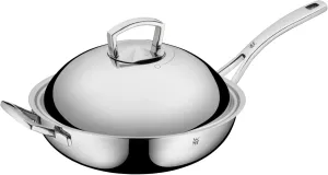Wmf Multiply Wok with Lid 32 cm Stainless Steel Silver