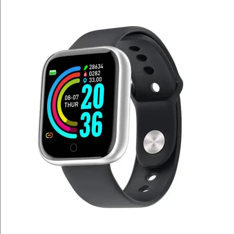 Y68 Smartwatch - Compact Design, Lightweight Construction, With Strapless Strap, Perfect For Everyday Wear