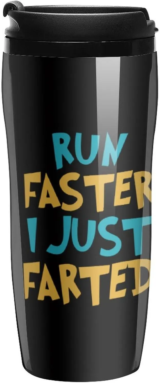 Yepp I Just Farted Reusable Travel Coffee Mugs Insulated Double Wall Cup Tumbler Water Bottle Office Camping 350ml