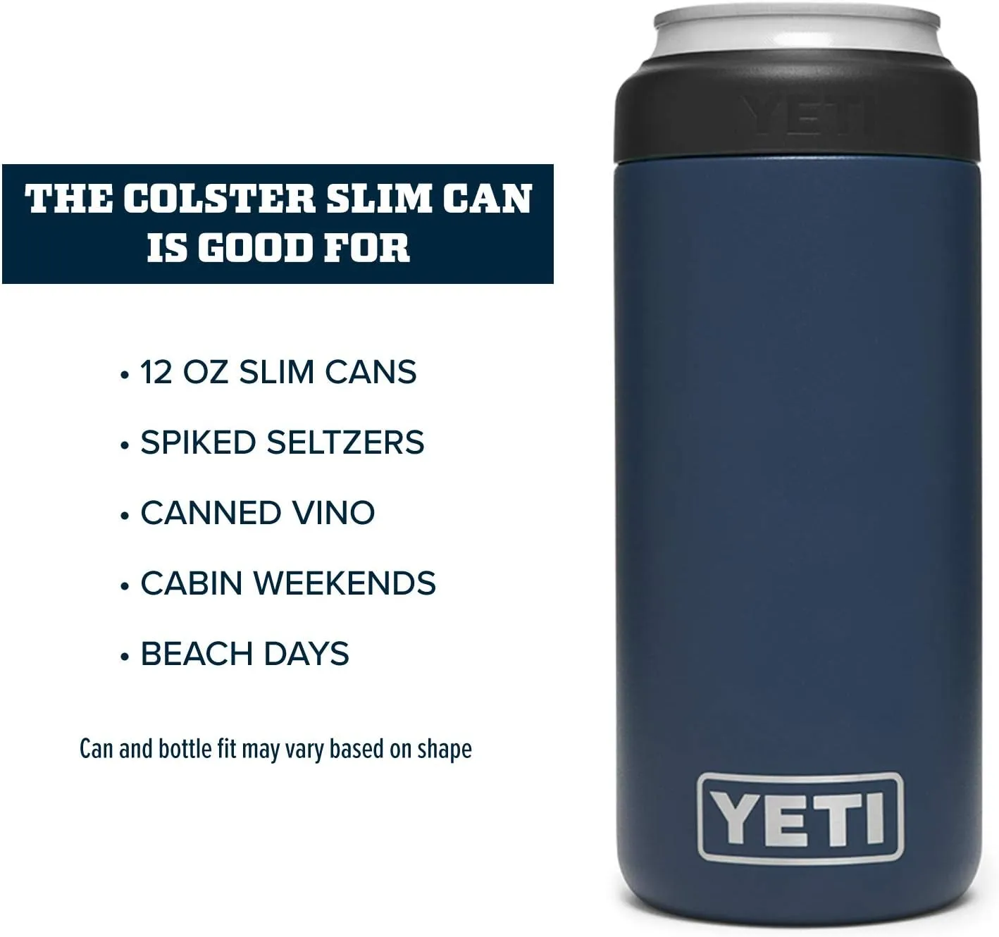 YETI Rambler 12 oz. Colster Slim Can Insulator for the Slim Hard Seltzer Cans