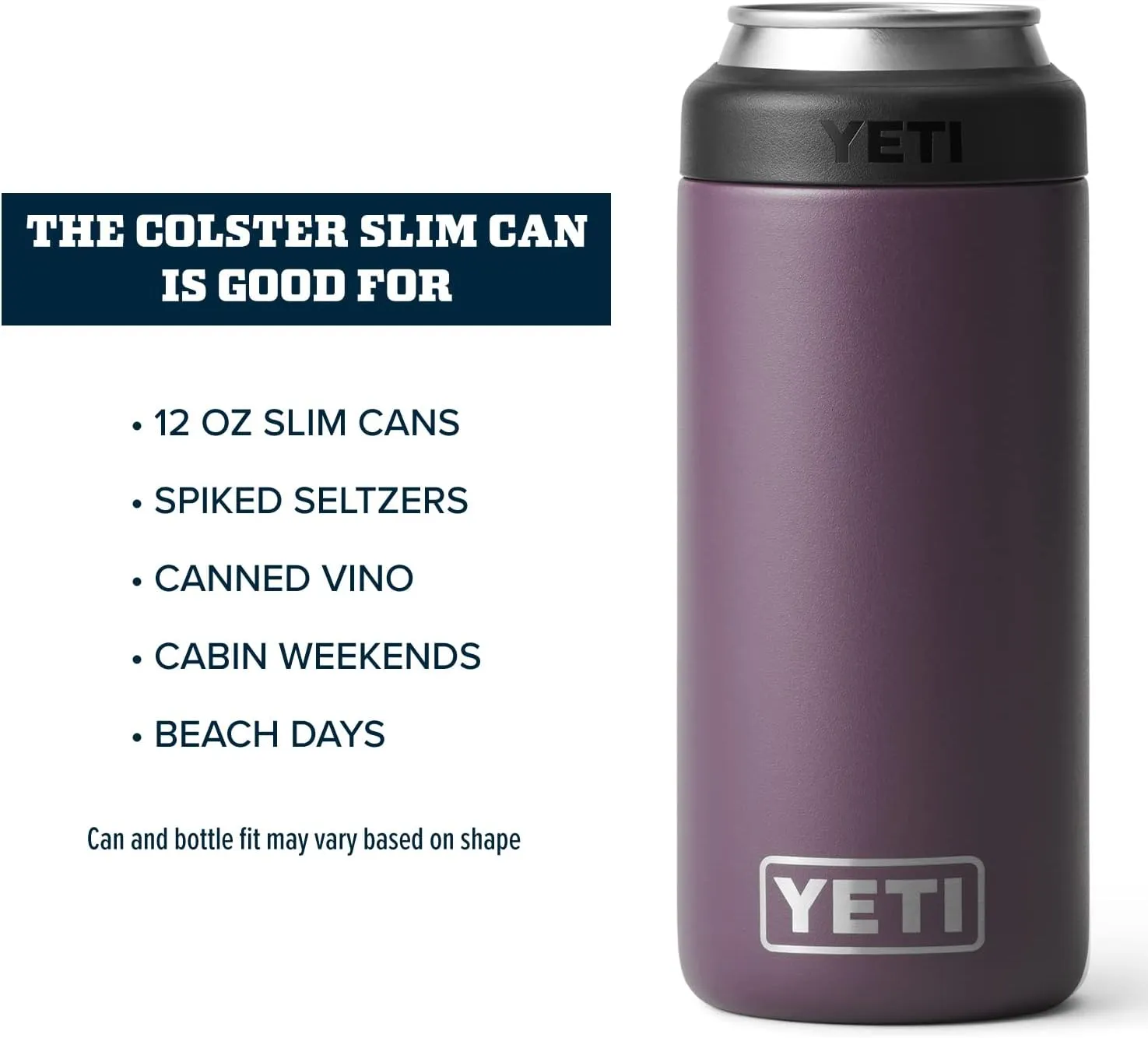 YETI Rambler 12 oz. Colster Slim Can Insulator for the Slim Hard Seltzer Cans