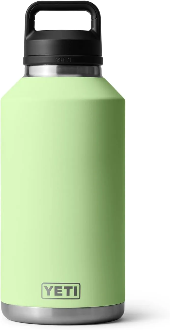 YETI Rambler 64 oz Bottle, Vacuum Insulated, Leakproof, Stainless Steel with Chug Cap, Key Lime