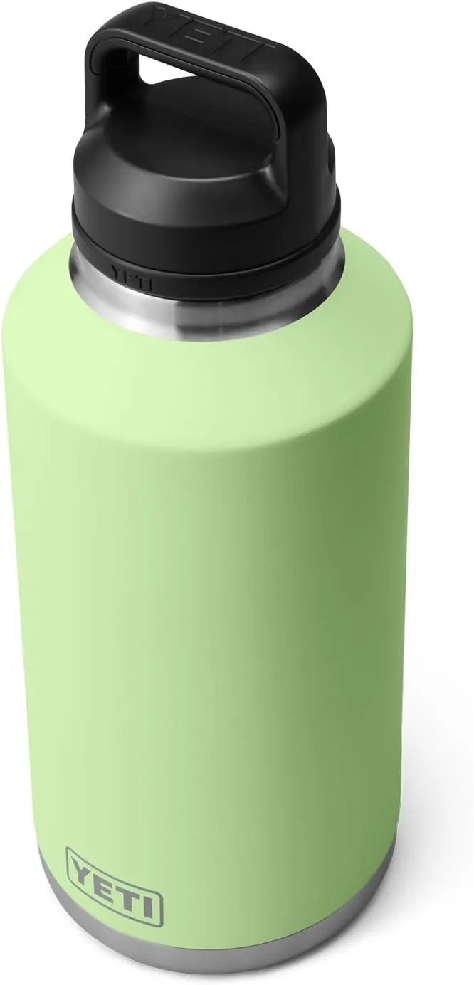 YETI Rambler 64 oz Bottle, Vacuum Insulated, Leakproof, Stainless Steel with Chug Cap, Key Lime