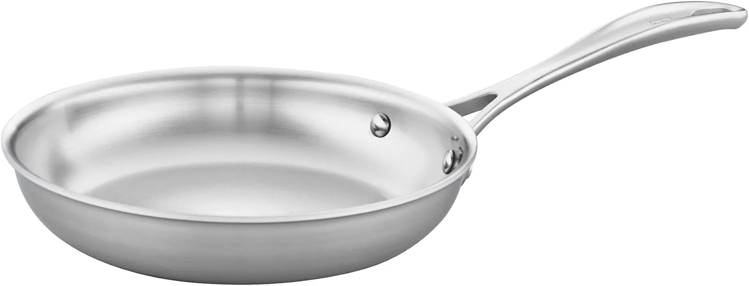 ZWILLING Spirit 3-ply 10-pc Stainless Steel Pots and Pans Set, Dutch Oven, Fry Pan,Silver