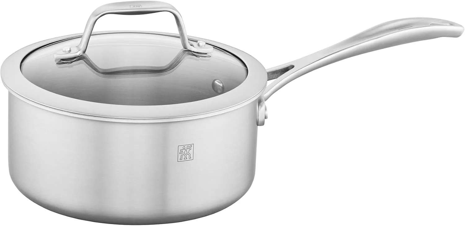 ZWILLING Spirit 3-ply 10-pc Stainless Steel Pots and Pans Set, Dutch Oven, Fry Pan,Silver