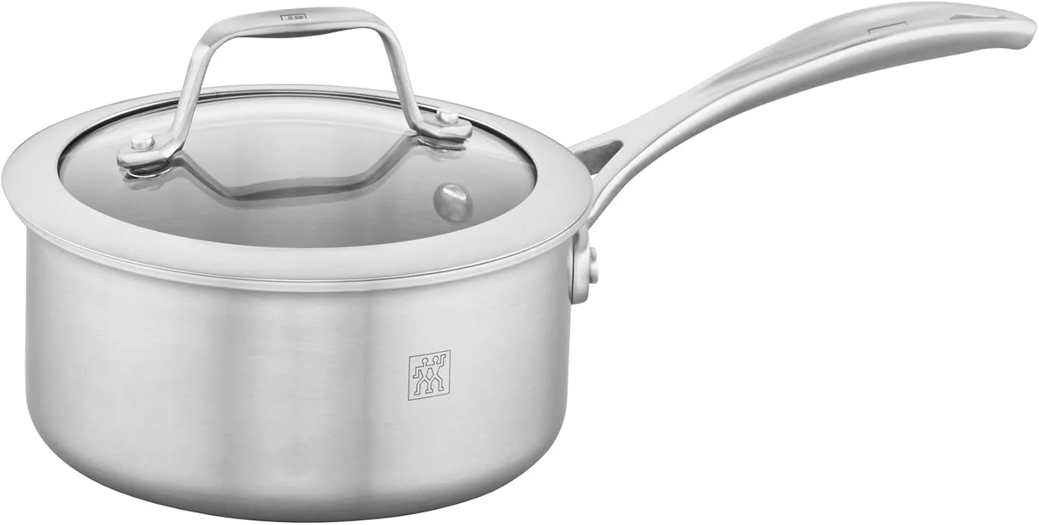 ZWILLING Spirit 3-ply 10-pc Stainless Steel Pots and Pans Set, Dutch Oven, Fry Pan,Silver