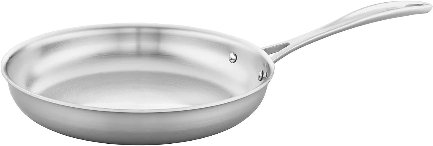 ZWILLING Spirit 3-ply 10-pc Stainless Steel Pots and Pans Set, Dutch Oven, Fry Pan,Silver